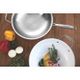 Panela wok com tampa 32 cm inox Trix Ceramic - Tramontina