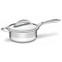 Frigideira com tampa 24 cm inox Rotonda - Tramontina